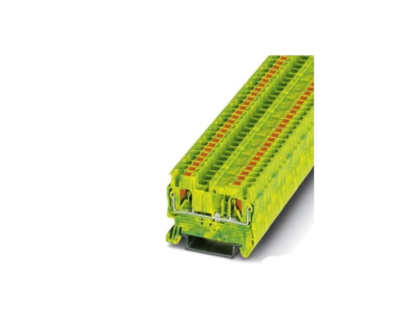 Ground modular terminal block, Push in, 0.14 mm² - 4 mm², green-yellow PT 2,5-PE 3209536